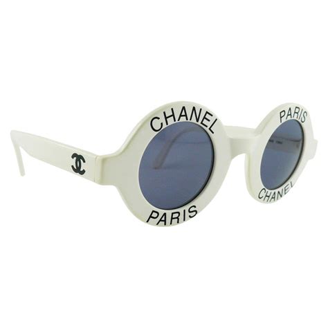 chanel sunglasses white frame|chanel sunglasses women white.